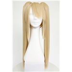 【コスプレ】 【耐熱ウィッグ】 耐熱アニメWIG ヴァーチャルツインテール ゴールド