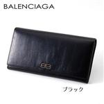 BALENCIAGA レザー長財布 BANA01 ブラック