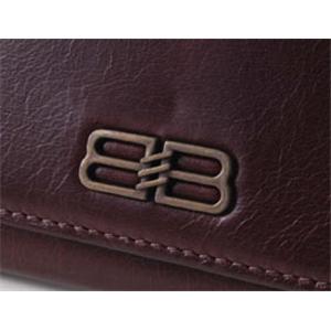 BALENCIAGA レザーキーケース BANA06 ブラウン