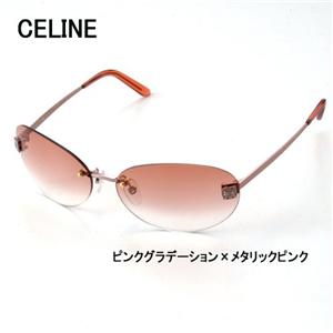 CELINE サングラス 1284-A39　ピンクグラデーション×メタリックピンク