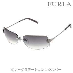 FURLA サングラス 4098　509 グレーグラデーション×シルバー