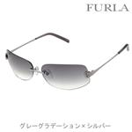 FURLA サングラス 4098　509 グレーグラデーション×シルバー