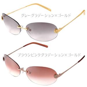 FURLA サングラス 4099　300X グレーグラデーション×ゴールド