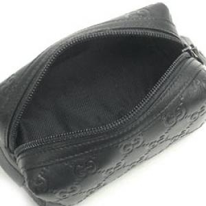 GUCCI(グッチ) グッチシマ ポーチ ブラック