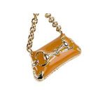 GUCCI（グッチ）　携帯ストラップ　138248 J160S 8571（オレンジ/ゴールド）