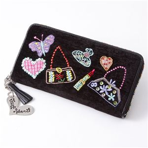 Think Bee!(シンクビー)Just Heart　ブラックポンド　ラウンド財布（エコバッグ付）