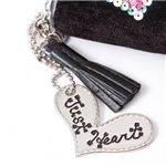 Think Bee!(シンクビー)Just Heart　ブラックポンド　ラウンド財布（エコバッグ付）