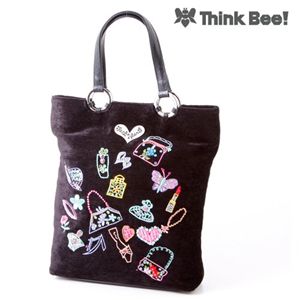 【Think Bee!】Just Heart　ブラックポンド　トートバッグ