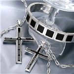 オニキスリバーシブルクロスペンダント(small)