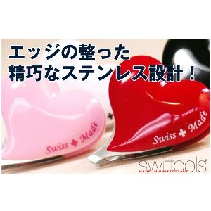 ハートシェイプツイーザー ストロベリーレッド