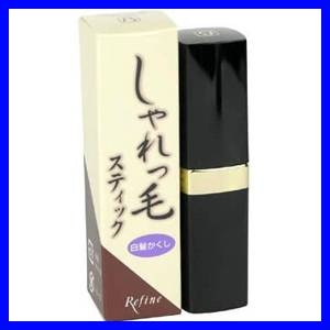 【白髪かくし・携帯可】しゃれっ毛スティック（ブラック）【2個セット】