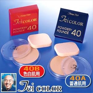 ＴＥＩカラー パウダリーファンデ４０A普通肌用（青箱）画像１
