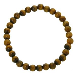 天然石6mm ジュエルブレス タイガーアイ