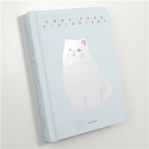  JETOY（ジェトイ）Choo Choo VIVIDダイアリー【猫柄手帳】ミント