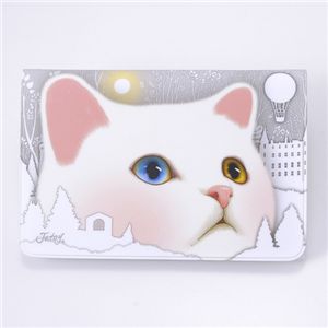 JETOY（ジェトイ) 猫柄通帳ケース 2010年モデル スノウ