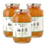 柚子茶3本