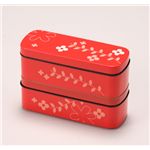 クールスリム弁当 フラワー レッド （RED） 72133