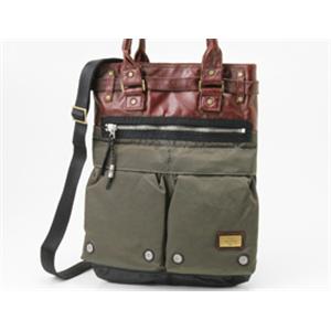 DIESEL　トートバッグ　KUBA　00X786 カーキ