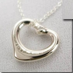 TIFFANY（ティファニー） オープンハートペンダント*2ポイントダイヤ 18967359