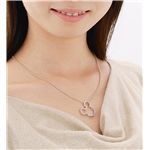 ミッキー世界限定天然ダイヤペンダント シルエット