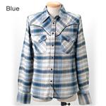 WOOLRICH �`�F�b�NPU�p�C�s���O�E�G�X�^���V���c�@2W8-8402 �u���[ M