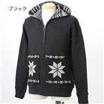 WOOLRICH�@�j�b�g�ᕿ�|�P�b�g �W�b�v�p�[�J�[�@2W7-8062 �u���b�N L