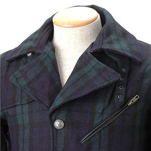 WOOLRICH RED LABEL メルトンウール ミリタリーコート 2W5-8933 ブラックウォッチ L