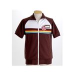 PIPELINE　胸レインボー半袖ジャージ　217-3394 ブラウン L