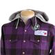 PIPELINE　フード脱着シャツ　218-9220 パープル Mサイズ