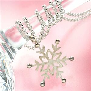 artsea スノーフレークシルバーチェーンネックレス 4A006NC