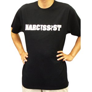 パロディ　メンズＴシャツ　ナルシストＭ