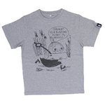 ムーミンＴシャツ　走るミイ　グレーＳ