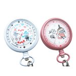 ムーミン　蓄光2Wayメディカルウォッチ　ホワイト総柄