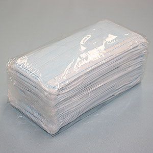 3層式サージカルマスク ブロックプラス ブルー 100枚セット(簡易パッケージ包装)