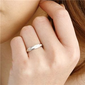 Pt1000 シンプルカットリング ピュアシルク 7号