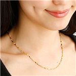 【金は金を呼ぶ♪】K24 ウインドチェーンネックレス