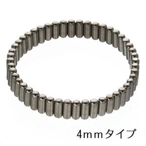 過去最高磁力　チタンコーティングブレス シルバー 4ｍｍ幅