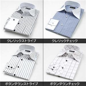 【シーン別コーディネイト】こだわりドレスシャツ4枚セット（本革ベルト付き） 4種アソート Mセット