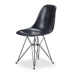 チャールズ&レイ・イームズデザイン FRPサイドシェルチェア(エッフェルベース/ブラック×ブラック)