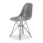 チャールズ&レイ・イームズデザイン FRPサイドシェルチェア(エッフェルベース/グレー×ブラック)