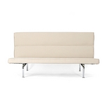 チャールズ&レイ・イームズデザイン コンパクトソファー (ベージュ)