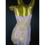 CSLベビードール＆ショーツ M60858 PI Mサイズ