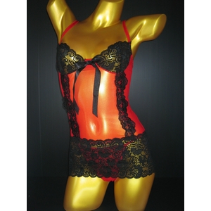 CSLベビードール＆ショーツ M79066 RE Mサイズ