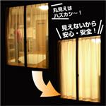 サラクールの断熱・目隠しカーテン2枚組　100×228