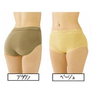深ばき ズレないダンサーショーツ 3枚組（ブラウン Ｍサイズ）