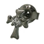 Brillo Dosel(ブリロ ドッセル) ダイヤクロスピアス crimen ブッラクバージョン 