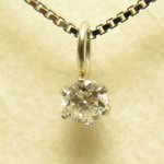 プラチナ Iクラスダイヤモンドペンダント/ネックレス0.05ct （プラチナチェーン）