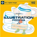 写真素材 DAJ182 ILLUSTRATION  FOOD 03 【イラストシリーズ〜食べ物 03】