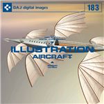 写真素材 DAJ183 ILLUSTRATION / AIRCRAFT 【イラストシリーズ〜飛行機】