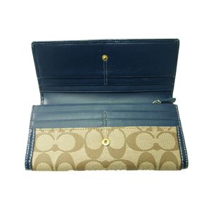 COACH（コーチ） 長財布 40921 BKHBL(ブルー)